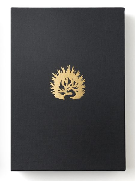 La imagen muestra la portada frontal de un libro con un acabado mate negro. En el centro hay un distintivo diseño dorado que representa un árbol, cuyas ramas y raíces se extienden en un patrón simétrico que sugiere el brillo o la emanación de energía. El diseño del árbol es artístico y captura la atención, insinuando un contenido posiblemente profundo o inspirador dentro del libro. La simplicidad y la elegancia del diseño en la portada permiten una amplia interpretación de los temas que podría tocar el libro, desde el conocimiento hasta la espiritualidad o la conexión con la naturaleza.