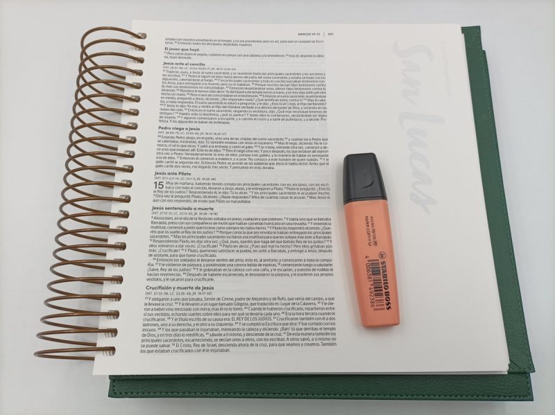 Biblia para ilustrar RVR60 verde símil piel