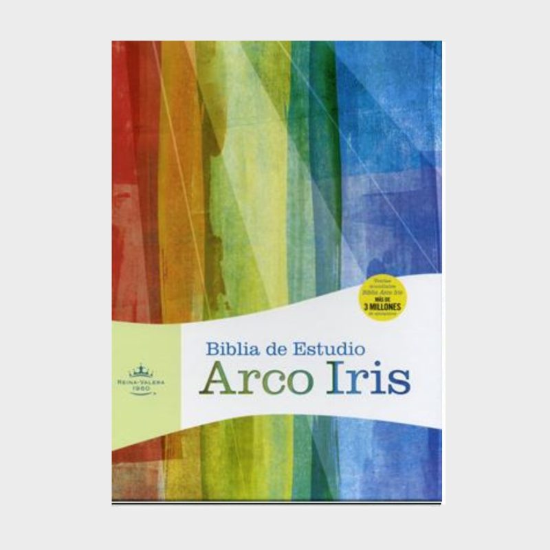 9781433649295 Biblia De Estudio RVR Arco Iris Piel Fabricada Negro