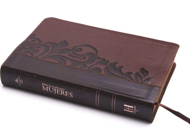 Biblia De Estudio Para Mujer/RVR/Semil Piel/Cafe - Image 3