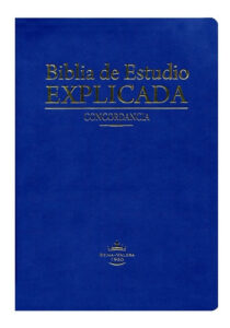 Biblia De Estudio Explicada/Piel Especial/Azul