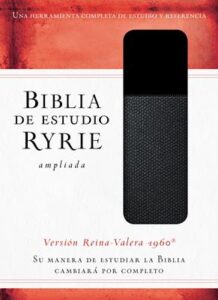 Biblia De Estudio Ryrie Ampliada Dúo Tono Negro [Biblia]