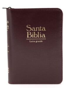 Biblia / RVR055cZTILGa/ Vinotinto Indice Canto Dorado [Biblia]
