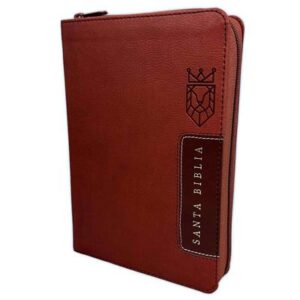 Biblia RVR60/Manual/Letra Grande/Simil Piel/Cafe/Cierre/Indice