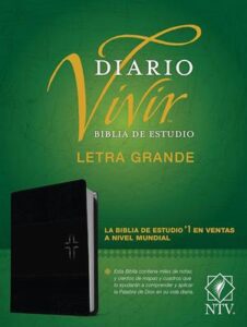 Biblia de Estudio del Diario Vivir/NTV/Letra Grande/Negro