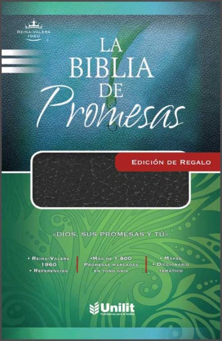 ** Portada de "La Biblia de Promesas" en su Edición de Regalo por Unilit.