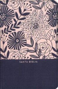 Biblia RVR60/Compacta/Letra Grande/(10)/Azul Floral