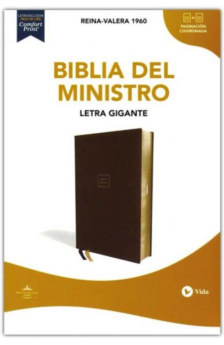 ** Portada de la Biblia del Ministro con letra gigante, edición Reina-Valera 1960.