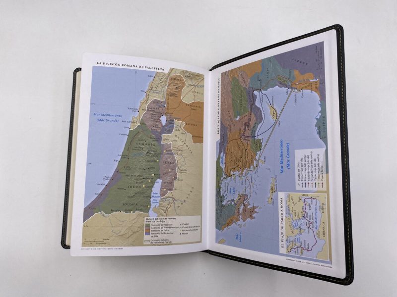 Biblia RVR60/Edicion De Referencia/Ultrafina/Negro/Letra Grande - Image 2