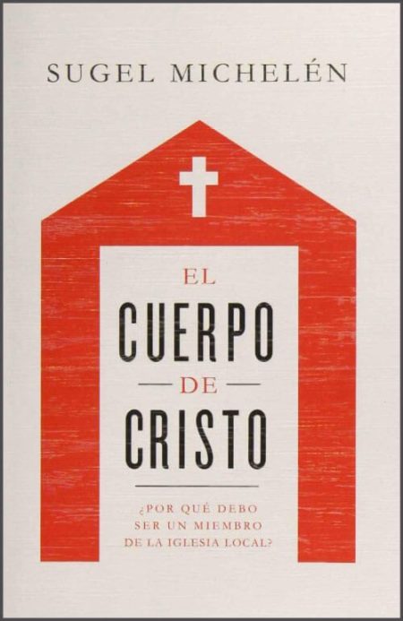 El Cuerpo de Cristo" con diseño de iglesia roja y cruz blanca.
