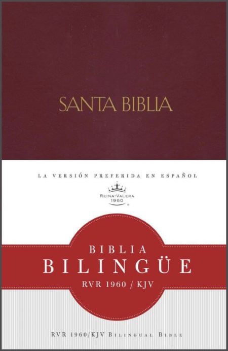 ** Portada de la Biblia Bilingüe con las versiones RVR 1960 y KJV en español e inglés.