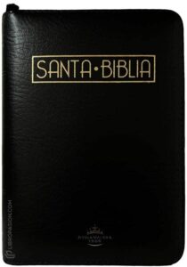 Biblia RVR Letra Grande  con Cierre Negro Canto Rojo [Biblia]
