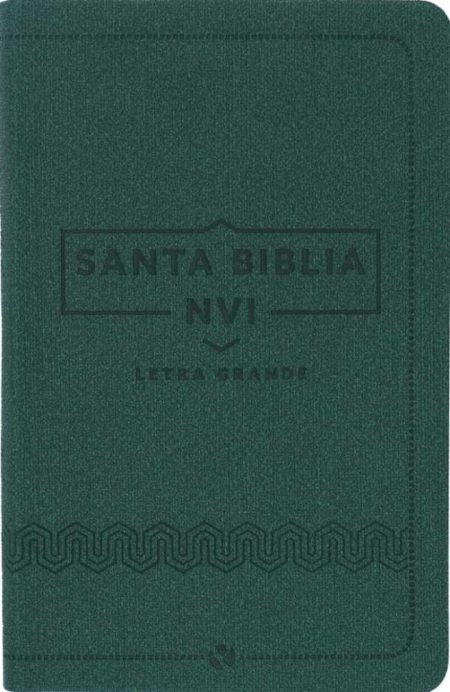 Biblia NVI Letra Grande Cuero Italiano Verde [Biblia]