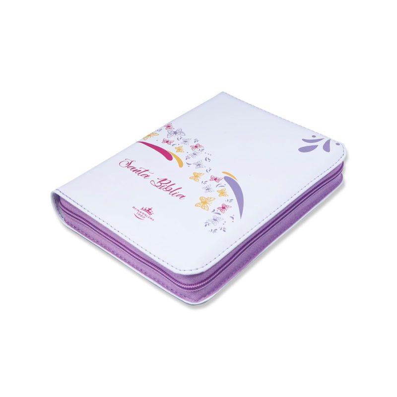 BIBLIA RVR BLANCO MARIPOSAS Tapa blanda 3
