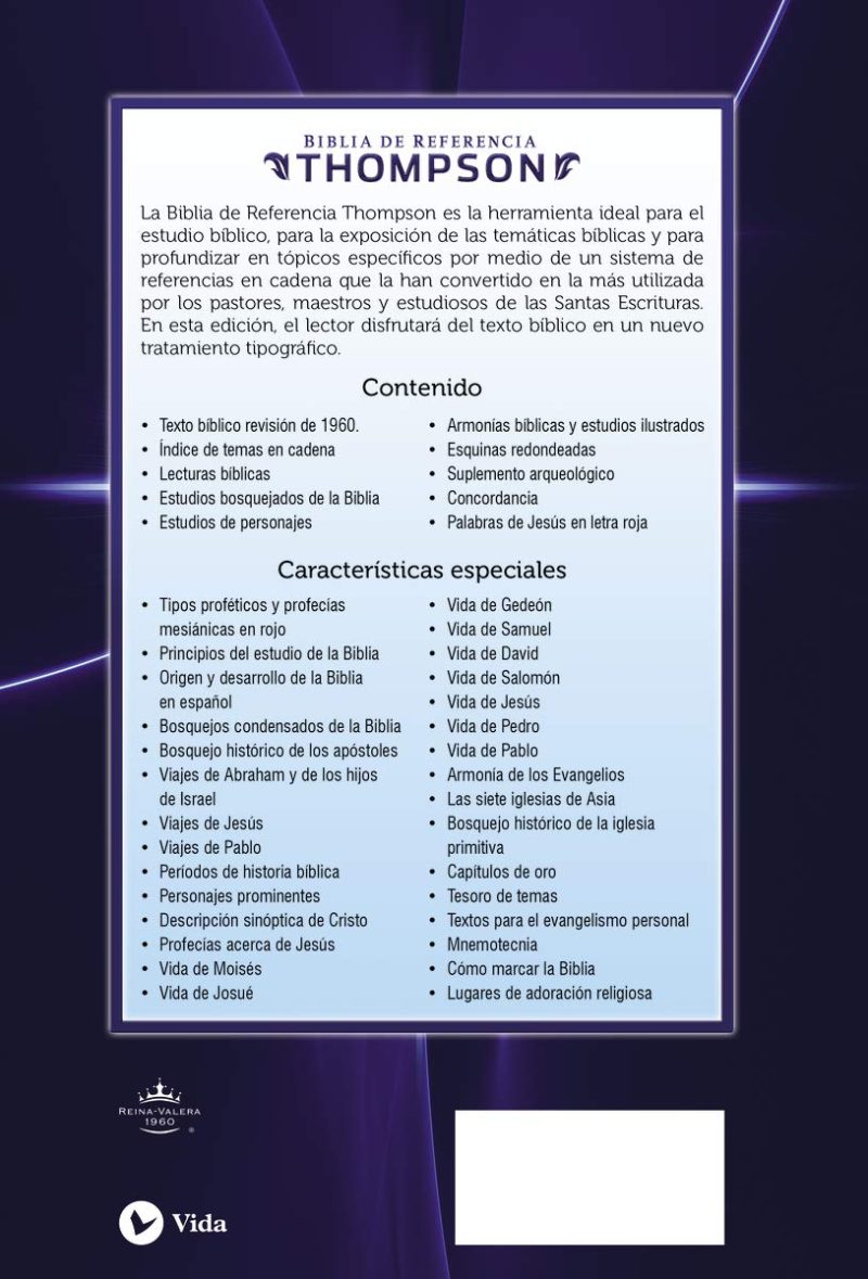 Biblia Thompson Milenio - Azul [Biblia]- Tapa Dura - Image 2