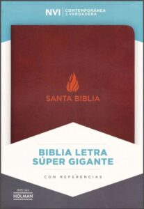 Biblia Letra Super Gigante Marrón Piel Fabricada [Biblia]