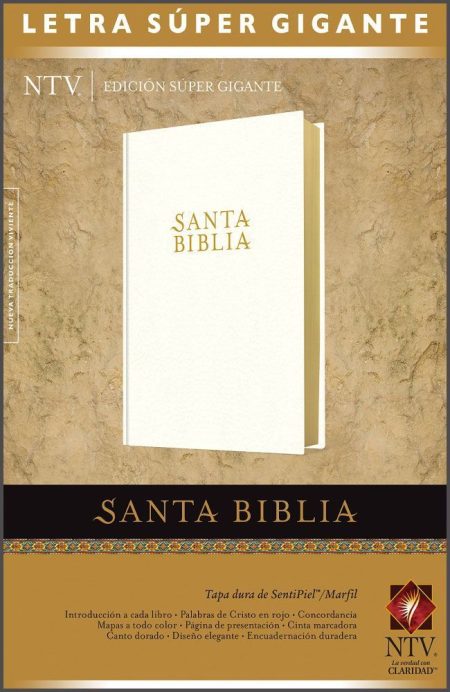 Biblia Edición Letra Super Gigante Marfil