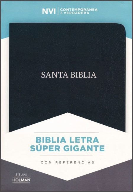** Portada de una Biblia en la versión Nueva Versión Internacional con letra súper gigante.