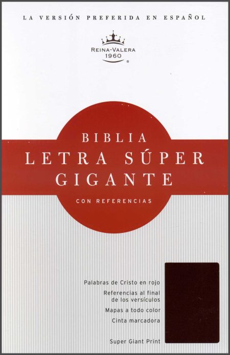 ** Portada de una Biblia Reina-Valera 1960 con letra súper gigante y referencias.