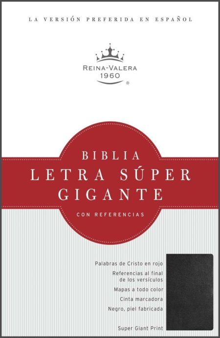 ** Portada de una Biblia con letra súper gigante, versión Reina-Valera 1960.
