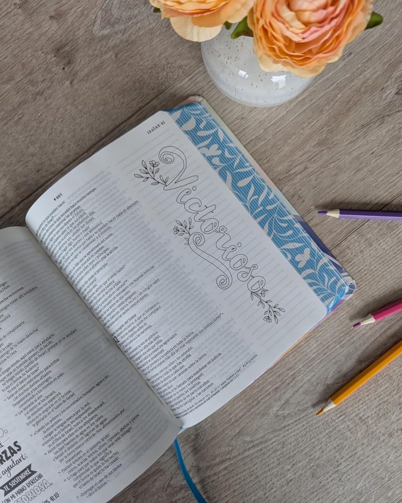 Biblia Inspira NTV (SentiPiel Paraíso floral) Con Filament - Image 4