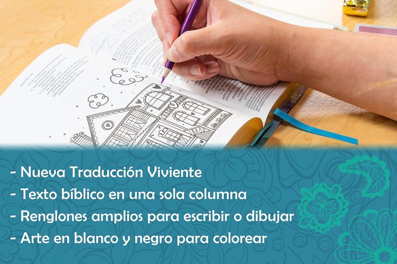 Biblia Inspira NTV Dorada/ Semi Piel Con Filament - Image 9