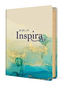 Biblia Inspira NTV Dorada/ Semi Piel Con Filament