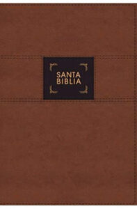 Biblia NBLA de Estudio Gracia y Verdad Piel Café Interior a dos Colores con Índice