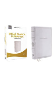 Biblia RVR 1960 Ultrafina Letra Grande Blanca