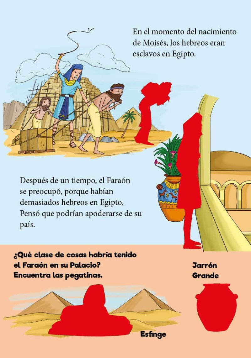 Moises entre los Juncos Libro de Pegatinas - Image 2