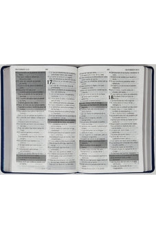 Biblia RVR 1960 de Promesas Letra Gigante Azul Triangulos Simil Piel 3 Biblia RVR 1960 de Promesas Letra Gigante Azul Triangulos Simil Piel - Image 3