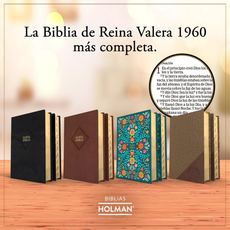 Biblia RVR 1960 Tamaño Manual Símil Piel Café Duotone con Índice - Image 3