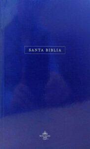 Biblia RVR 1960 Letra Grande Rustica Azul