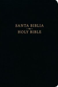 Biblia RVR 1960 CSB Bilingüe Negro Imitación Piel