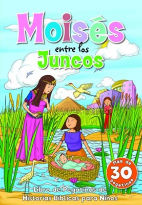 Moises entre los Juncos Libro de Pegatinas