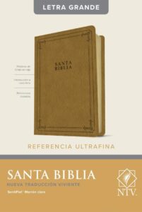 Biblia NTV Letra Grande Marrón Claro Ultrafina