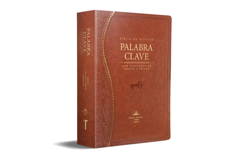 Biblia RVR 1960 de Estudio Palabra Clave Imi Piel Marrón con Índice