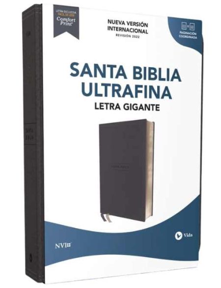 Biblia/NVI/Revisión 2022/Ultrafina/Letra Gigante/Imitación/Azul Marino/PJR