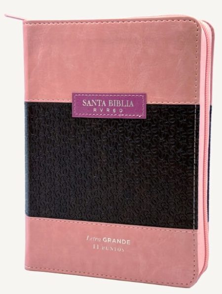 Biblia Reina Valera 1960 045 LG rosa/café