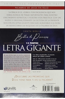 Biblia RVR 1960 de Promesas Letra Gigante Azul Triangulos Simil Piel 5 Biblia RVR 1960 de Promesas Letra Gigante Azul Triangulos Simil Piel - Image 5