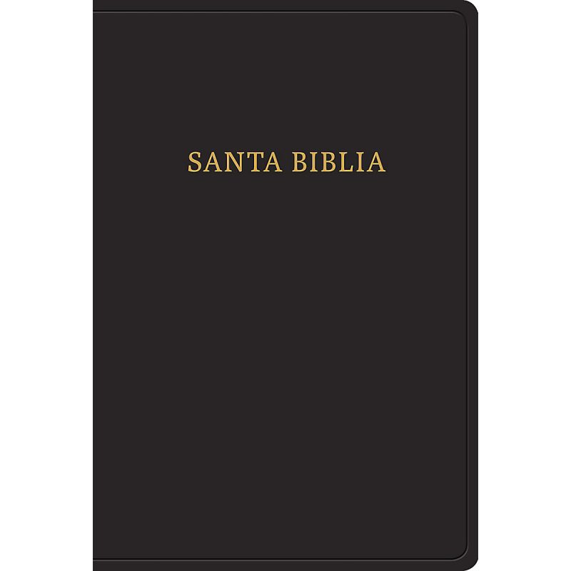 Biblia RVR 1960 Letra Gigante Piel Imitación Negro - Image 2