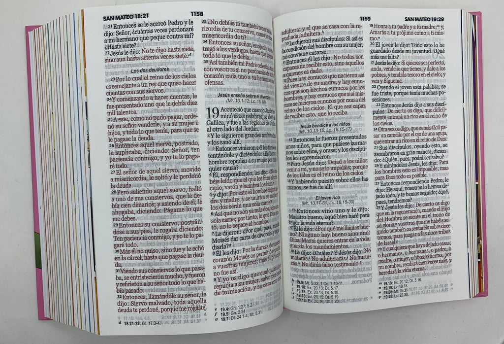 Biblia RVR 1960 para Niñas Letra Grande 10 puntos Tapa Dura Rosa 4 Biblia RVR 1960 para Niñas Letra Grande 10 puntos Tapa Dura Rosa - Image 4