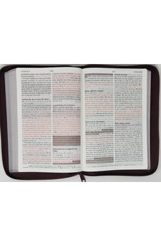 Biblia RVR 1960 de Promesas Letra Gigante Marron Líneas Simil Piel con Cierre 4 Biblia RVR 1960 de Promesas Letra Gigante Marron Líneas Simil Piel con Cierre - Image 4