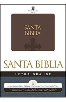 Biblia RVR 1960 Letra Grande Marron
