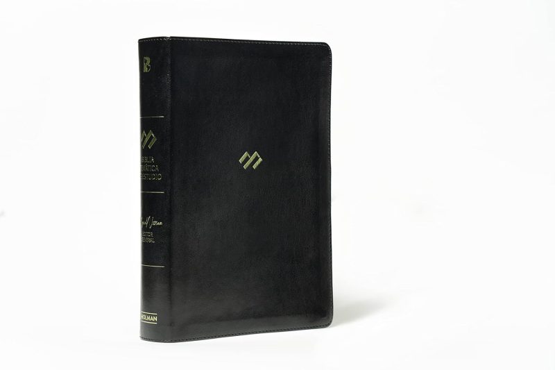 Biblia RVR 1960 de Estudio Temática Miguel Nuñez Símil Piel Negro / Caja Golpeada - Image 3
