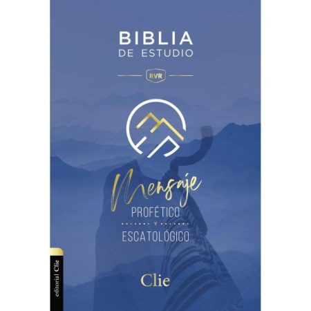 Biblia RVR 1977 de Estudio Mensaje Profético y Escatológico Tapa Dura Interior a dos Colores con Índice