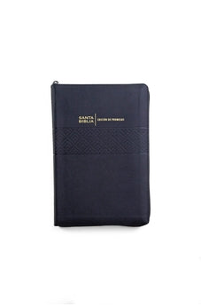 Biblia RVR 1960 de Promesas Letra Gigante Negro con Índice con Cierre