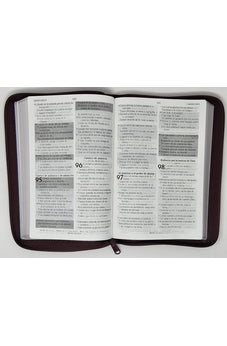 Biblia RVR 1960 de Promesas Letra Gigante Marron Líneas Simil Piel con Cierre 3 Biblia RVR 1960 de Promesas Letra Gigante Marron Líneas Simil Piel con Cierre - Image 3