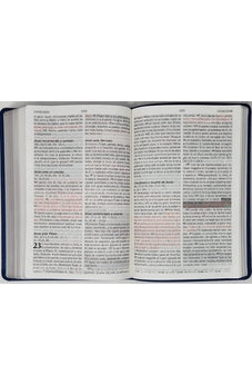Biblia RVR 1960 de Promesas Letra Gigante Azul Triangulos Simil Piel 4 Biblia RVR 1960 de Promesas Letra Gigante Azul Triangulos Simil Piel - Image 4