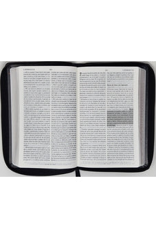 Biblia RVR 1960 de Promesas Letra Grande Tamaño Manual Negro Naranja Verde Simil Piel con Cierre 4 Biblia RVR 1960 de Promesas Letra Grande Tamaño Manual Negro Naranja Verde Simil Piel con Cierre - Image 4